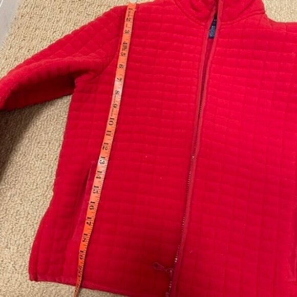 Charter Club Vintage Red Quilted Fleece Jacket – SP - Picture 8 of 9